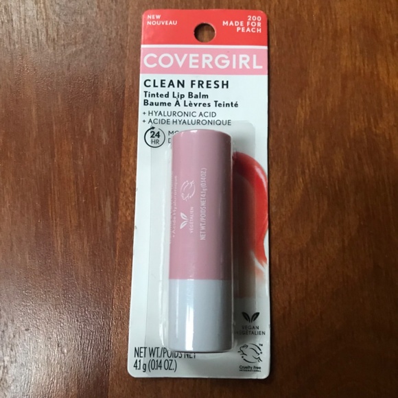 Covergirl Clean Fresh Tinted Lip Balm 200 Made for Peach New/Sealed - Picture 9 of 13